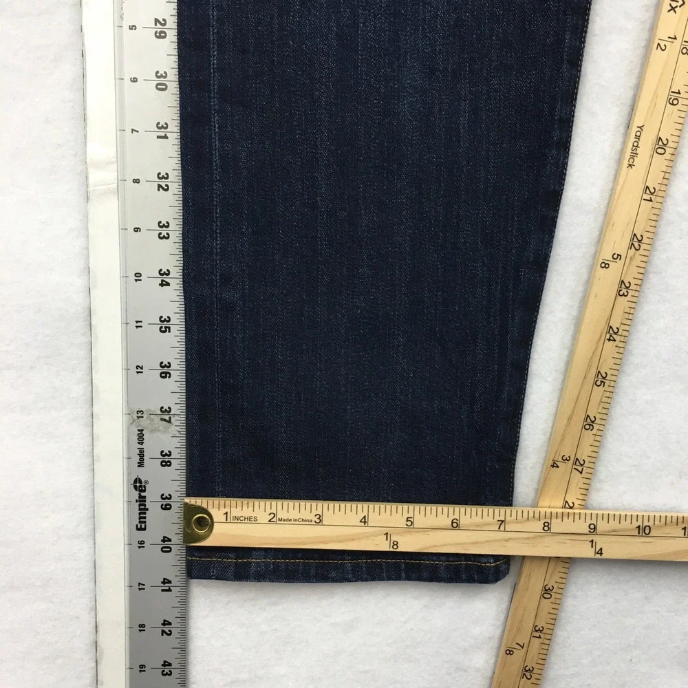 Flint and Tinder Slim Fit Selvedge Jeans Mens 33x30 Dark Indigo Denim Pants